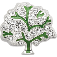Sterling Silver Reflections Crystal Tree Bead view 3