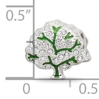 Sterling Silver Reflections Crystal Tree Bead view 4