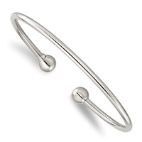 Sterling Silver Reflections Bangle view 1