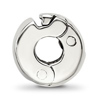 Sterling Silver Reflections Silicone Hinged Bead view 2