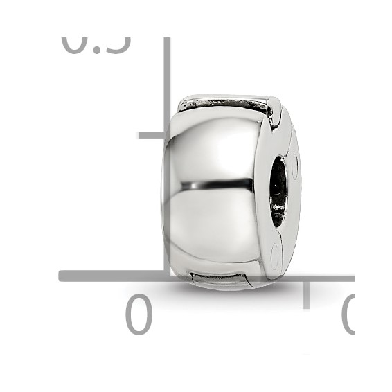 Sterling Silver Reflections Silicone Hinged Bead