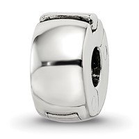 Sterling Silver Reflections Silicone Hinged Bead view 1
