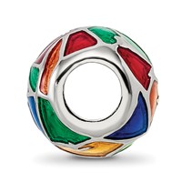 Sterling Silver Reflections City Impressions London Moasic Enamel Bead view 2
