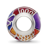 Sterling Silver Reflections City Impressions Paris Moasic Enamel Bead view 2