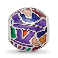 Sterling Silver Reflections City Impressions Paris Moasic Enamel Bead view 3