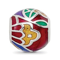 Sterling Silver Reflections City Impressions Mexico Moasic Enamel Bead view 3