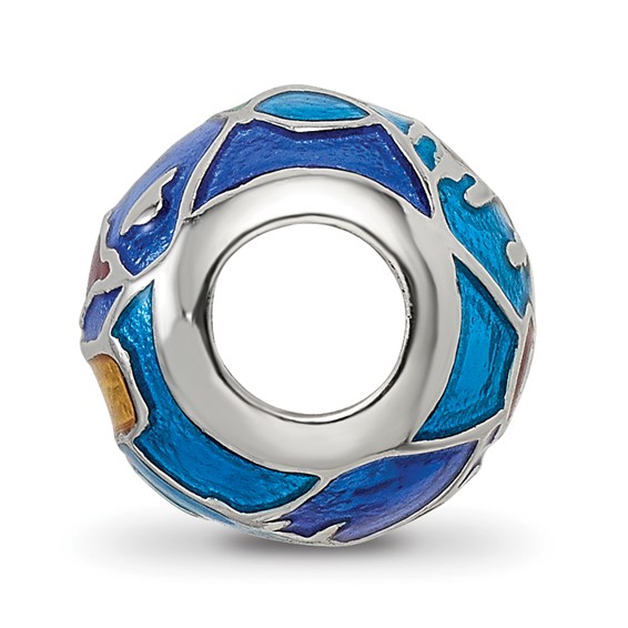 Sterling Silver Reflections City Impressions London Moasic Enamel Bead