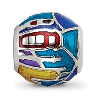Sterling Silver Reflections City Impressions London Moasic Enamel Bead view 3