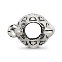 Sterling Silver Reflections Antiqued Turtle Bead view 2