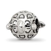 Sterling Silver Reflections Antiqued Turtle Bead view 4