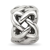 Sterling Silver Reflections Celtic Knot Bead view 4