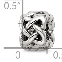 Sterling Silver Reflections Celtic Knot Bead view 3
