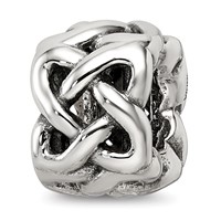 Sterling Silver Reflections Celtic Knot Bead view 1