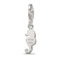 Sterling Silver Reflections Seahorse Charm view 5