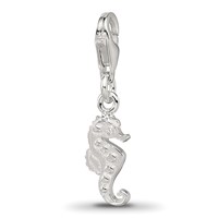 Sterling Silver Reflections Seahorse Charm view 1