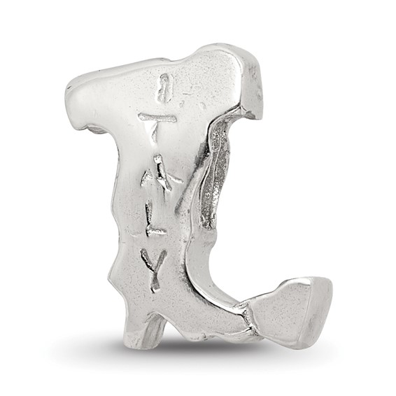 Sterling Silver Reflections Italy Country Shaped Bead