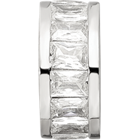 Sterling Silver Reflections with CZ Spacer Bead view 3