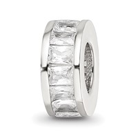 Sterling Silver Reflections with CZ Spacer Bead view 1