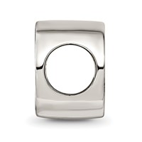 Sterling Silver Reflections Black Enameled Marathon Bead view 2