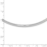 Sterling Silver Reflections Rhodium-plated Choker Cuff Necklace view 3