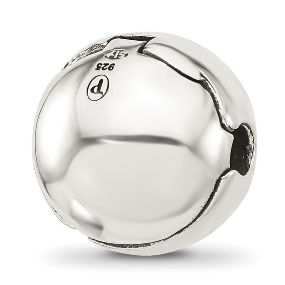 Sterling Silver Reflections Lapis Lazuli Lucky Stone Hinged Bead