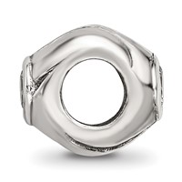 Sterling Silver Reflections CZ Bead view 2
