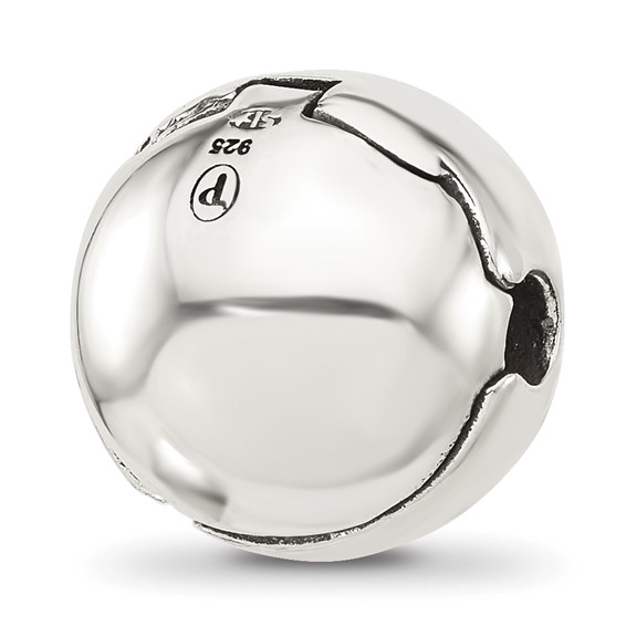 Sterling Silver Reflections Round Bee Hinged Bead