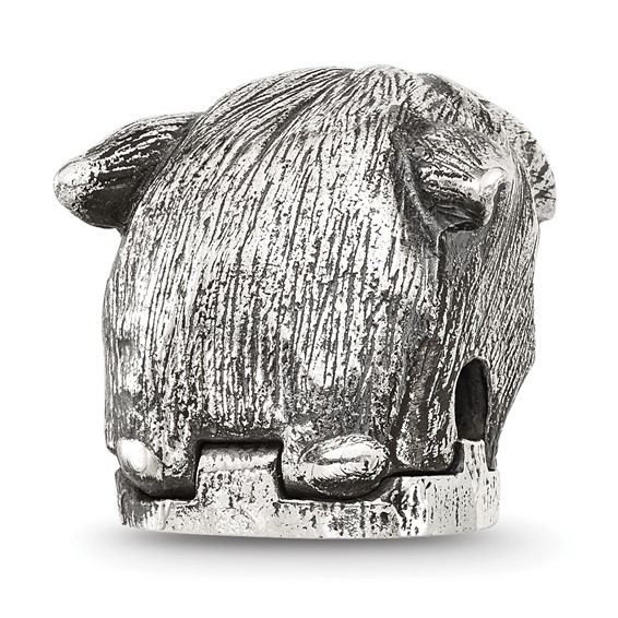 Sterling Silver Reflections Panther Hinged Bead