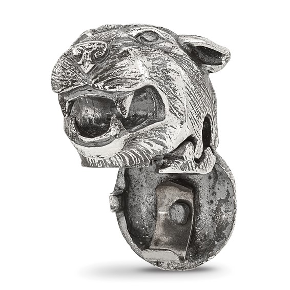 Sterling Silver Reflections Panther Hinged Bead