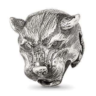 Sterling Silver Reflections Panther Hinged Bead