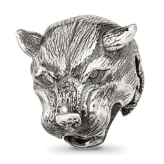 Sterling Silver Reflections Panther Hinged Bead