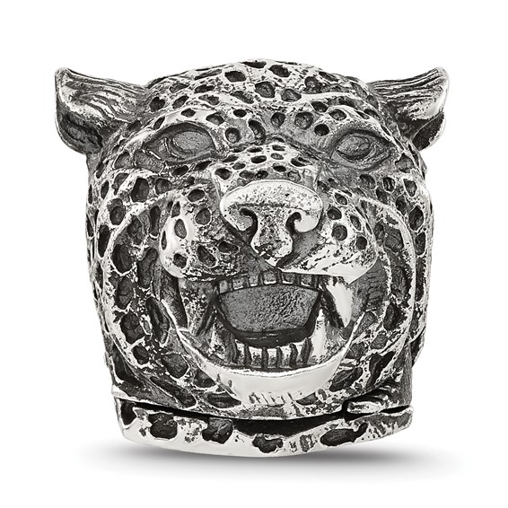 Sterling Silver Reflections Jaguar Hinged Bead