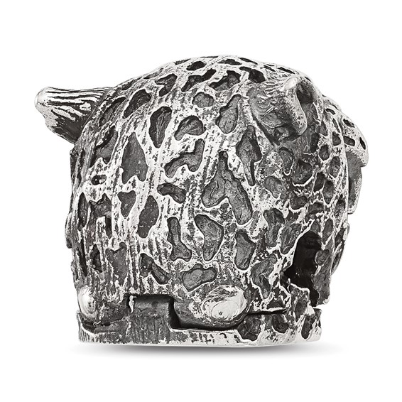 Sterling Silver Reflections Jaguar Hinged Bead