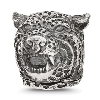 Sterling Silver Reflections Jaguar Hinged Bead