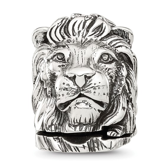 Sterling Silver Reflections Lion Hinged Bead