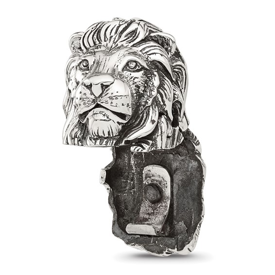 Sterling Silver Reflections Lion Hinged Bead
