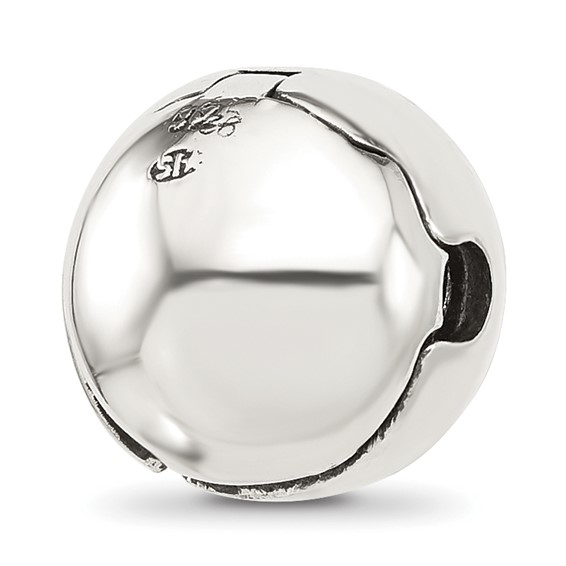 Sterling Silver Reflections Fleur-de-lis Hinged Bead