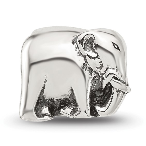 Sterling Silver Reflections Elephant Clip Bead