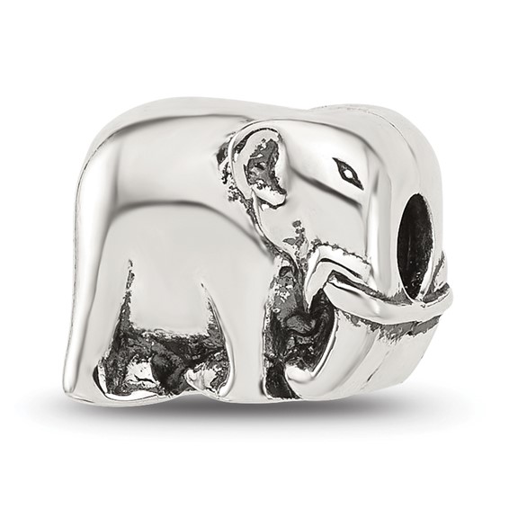 Sterling Silver Reflections Elephant Clip Bead