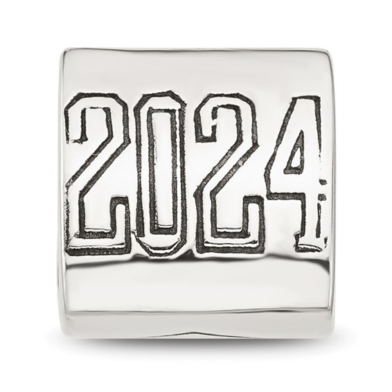Sterling Silver Reflections Grad 2024 Cap Trilogy Bead