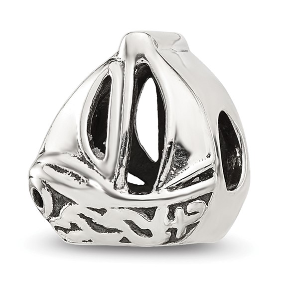 Sterling Silver Reflections Sailboat Bead
