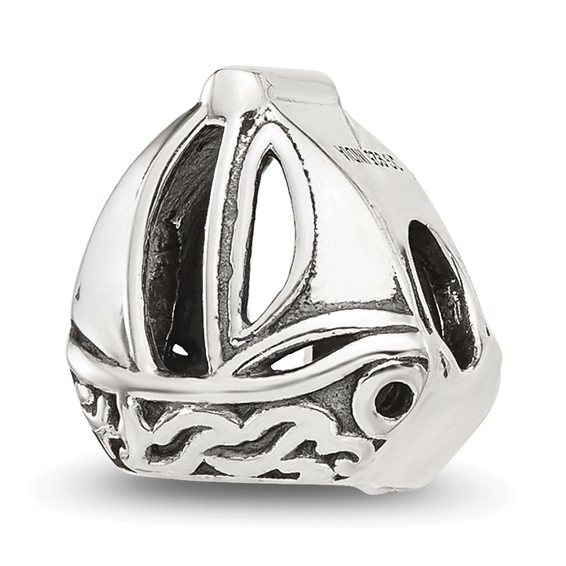 Sterling Silver Reflections Sailboat Bead