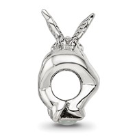 Sterling Silver Reflections June CZ Antiqued Bead view 2