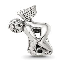 Sterling Silver Reflections June CZ Antiqued Bead view 3