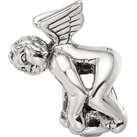 Sterling Silver Reflections June CZ Antiqued Bead view 4