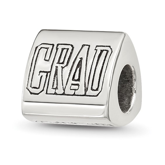 Sterling Silver Polished 2026 Graduation Bead