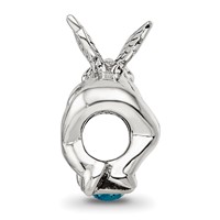 Sterling Silver Reflections December CZ Antiqued Bead view 2