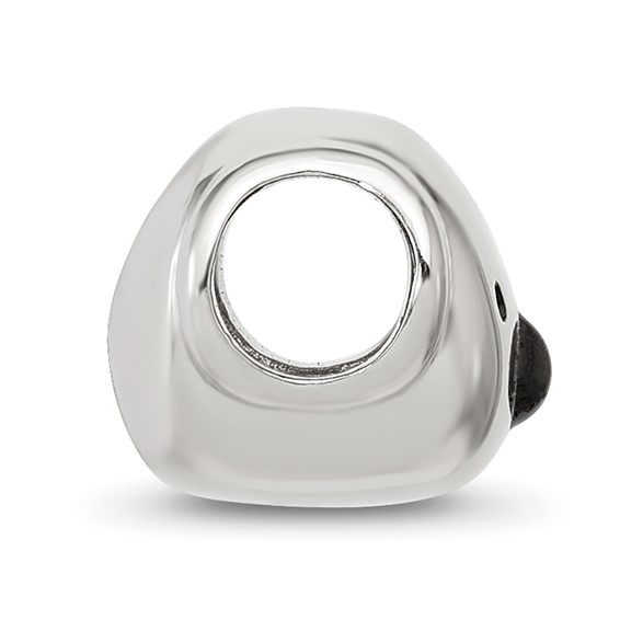 Sterling Silver Reflections Enamel Koala Bear Face Bead