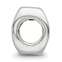 Sterling Silver Reflections Gemini Zodiac Antiqued Bead view 2