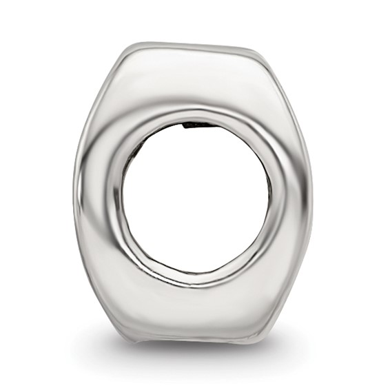 Sterling Silver Reflections Gemini Zodiac Antiqued Bead